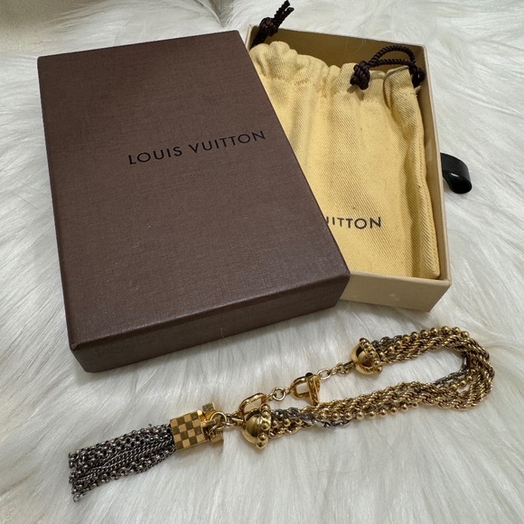 Louis Vuitton Two-Tone Bracelet with Toggle Closure - Picture 1 of 7